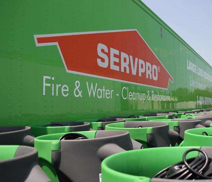SERVPRO Water Mitigation Equipment